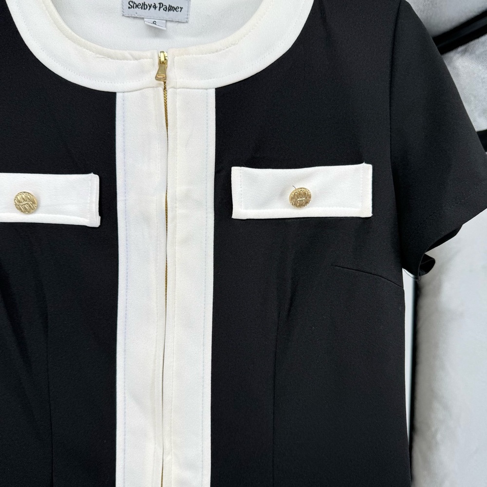 Shelby & Palmer Black and White Dress - Picture 3 of 12